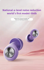 Noise-canceling sleep earbuds don't hurt to wear for a long time, noise-canceling silicone small ear canal earbuds My Store