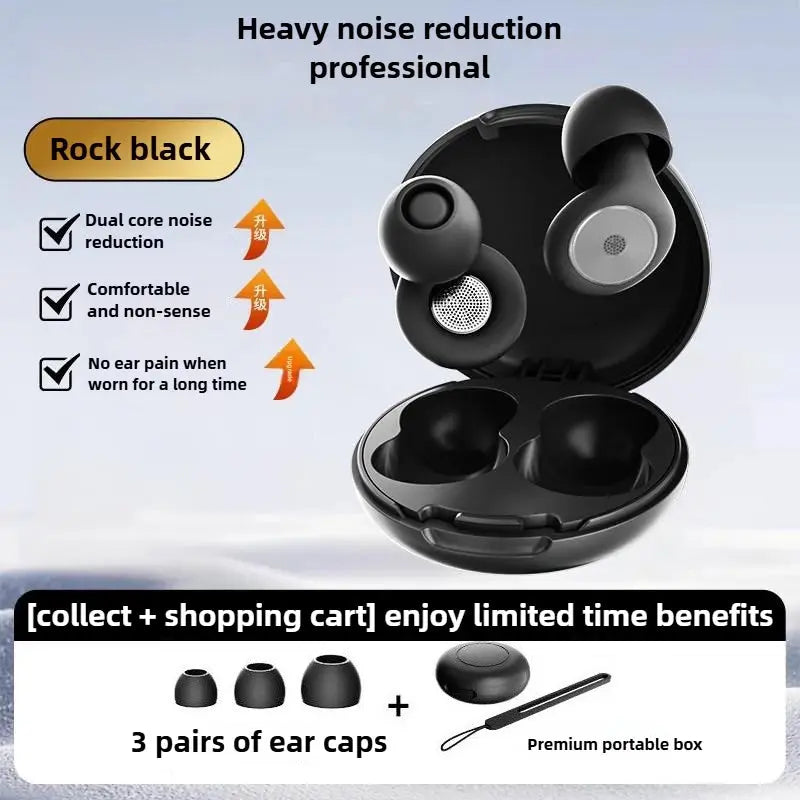 Noise-canceling sleep earbuds don't hurt to wear for a long time, noise-canceling silicone small ear canal earbuds My Store