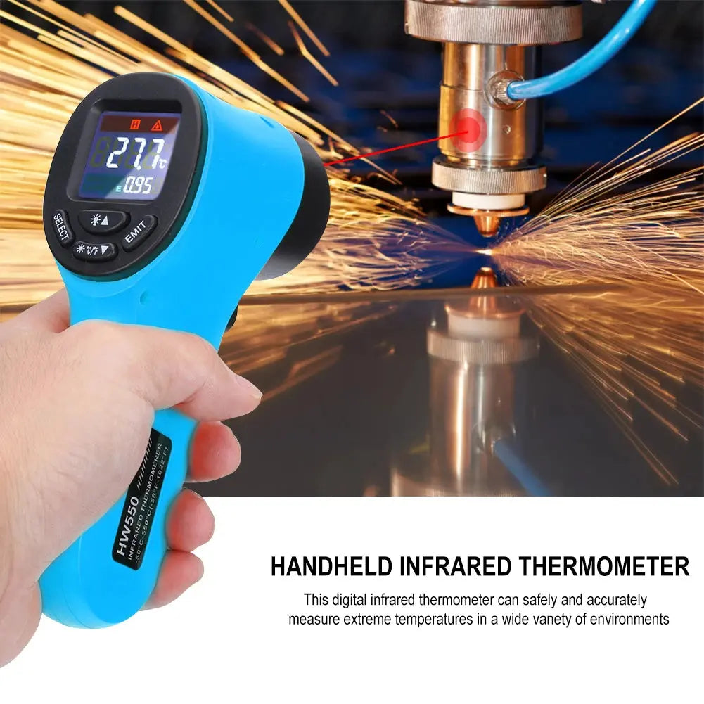 Digital Infrared Thermometer -50~600℃ GM320/GM320S/HW600/HW550 LCD Display Contactless Thermometer Pyrometer IR Laser Point My Store