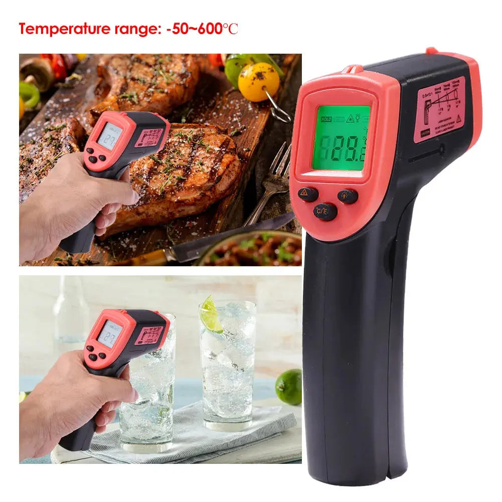 Digital Infrared Thermometer -50~600℃ GM320/GM320S/HW600/HW550 LCD Display Contactless Thermometer Pyrometer IR Laser Point My Store