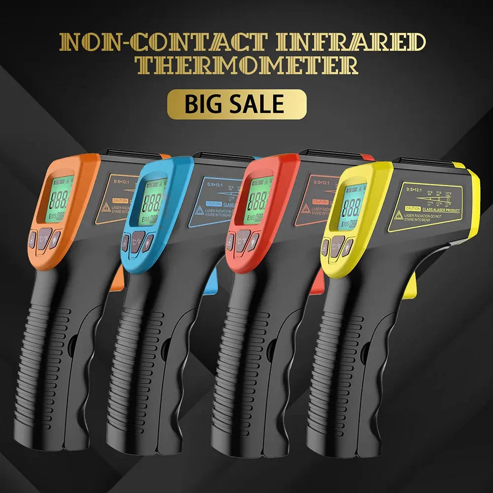 Digital Infrared Thermometer -50~600℃ GM320/GM320S/HW600/HW550 LCD Display Contactless Thermometer Pyrometer IR Laser Point My Store