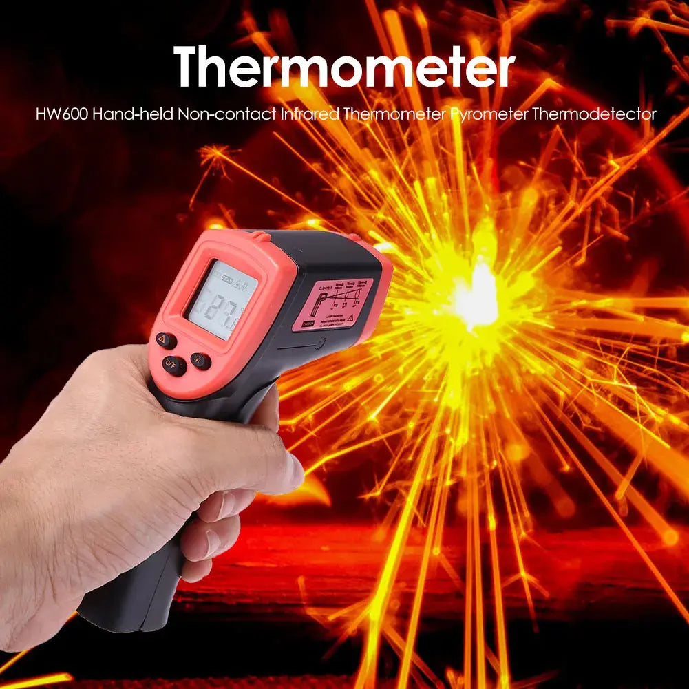 Digital Infrared Thermometer -50~600℃ GM320/GM320S/HW600/HW550 LCD Display Contactless Thermometer Pyrometer IR Laser Point My Store