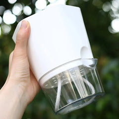 Transparent Self-Watering Plant Flower Pot Hexagonal Lazy Flowerpot Plastic Planters Home Garden Decoraction My Store