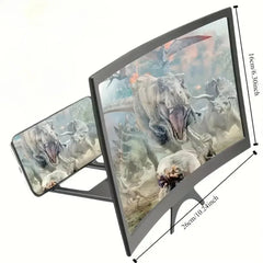 10/12 Inch/Phone Screen 3D HD Magnifier Movie Video Amplifier Holder Enlarger Screen Smart Phone Magnifying Curved Screen My Store