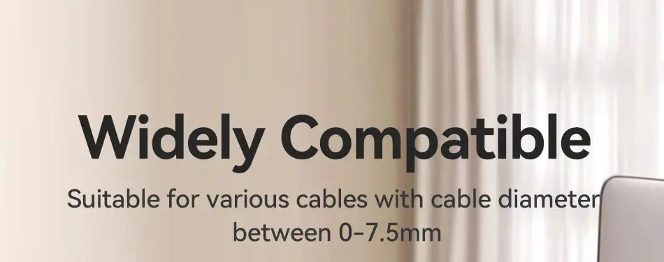 Rocoren Magnetic Cable Organizer Holder Cable Smooth Adjustable Cord Holder Under Desk Cable Management Wire Keeper Cable Clips My Store