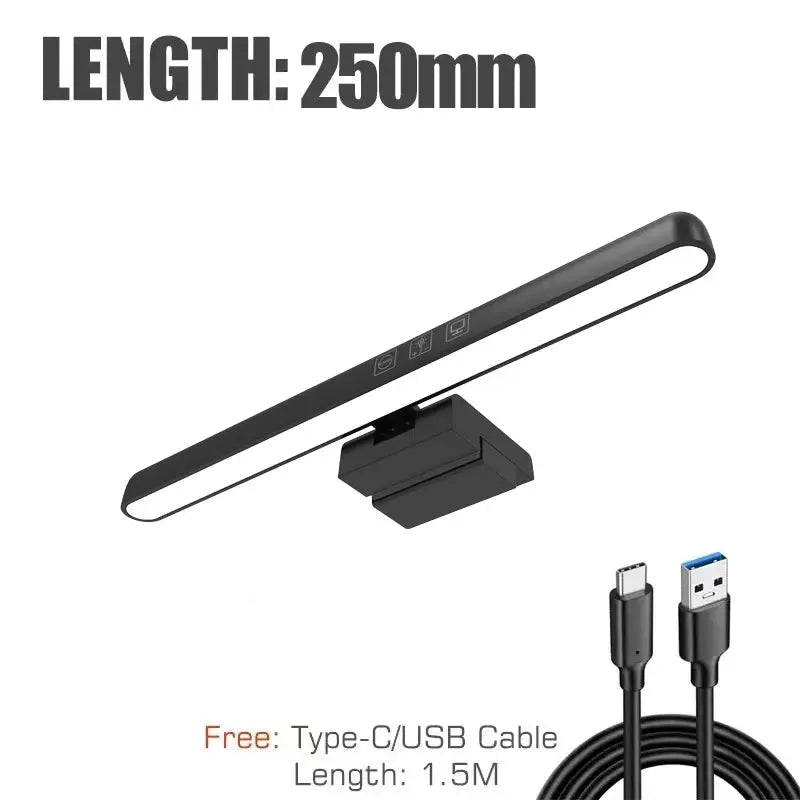 LED Computer Monitor Light Bar For Learning/Reading/Work Dimming Night Lighting Display Screen Hanging Lamp Eye Protection Lamp My Store
