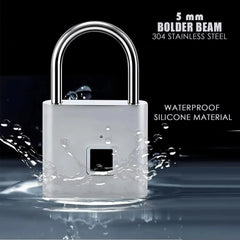 CDOK P2 fingerprint padlock, built-in rechargeable battery, outdoor waterproof, easy to use My Store