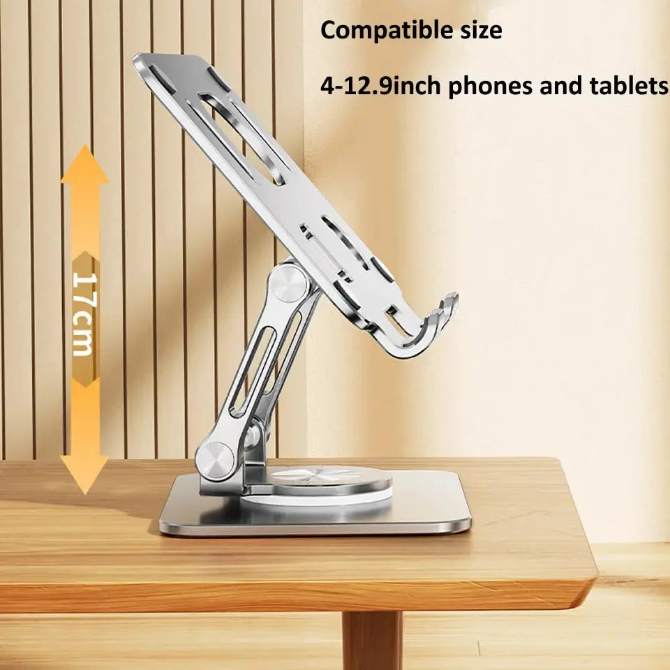 360° Rotation Tablet Stand for iPad, Adjustable Foldable Tablet Holder,Aluminum Phone Stand Compatible with iPad Pro/ Air/ Mini My Store