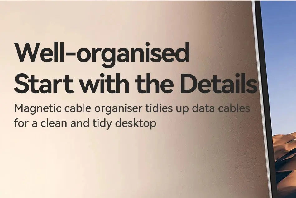 Rocoren Magnetic Cable Organizer Holder Cable Smooth Adjustable Cord Holder Under Desk Cable Management Wire Keeper Cable Clips My Store
