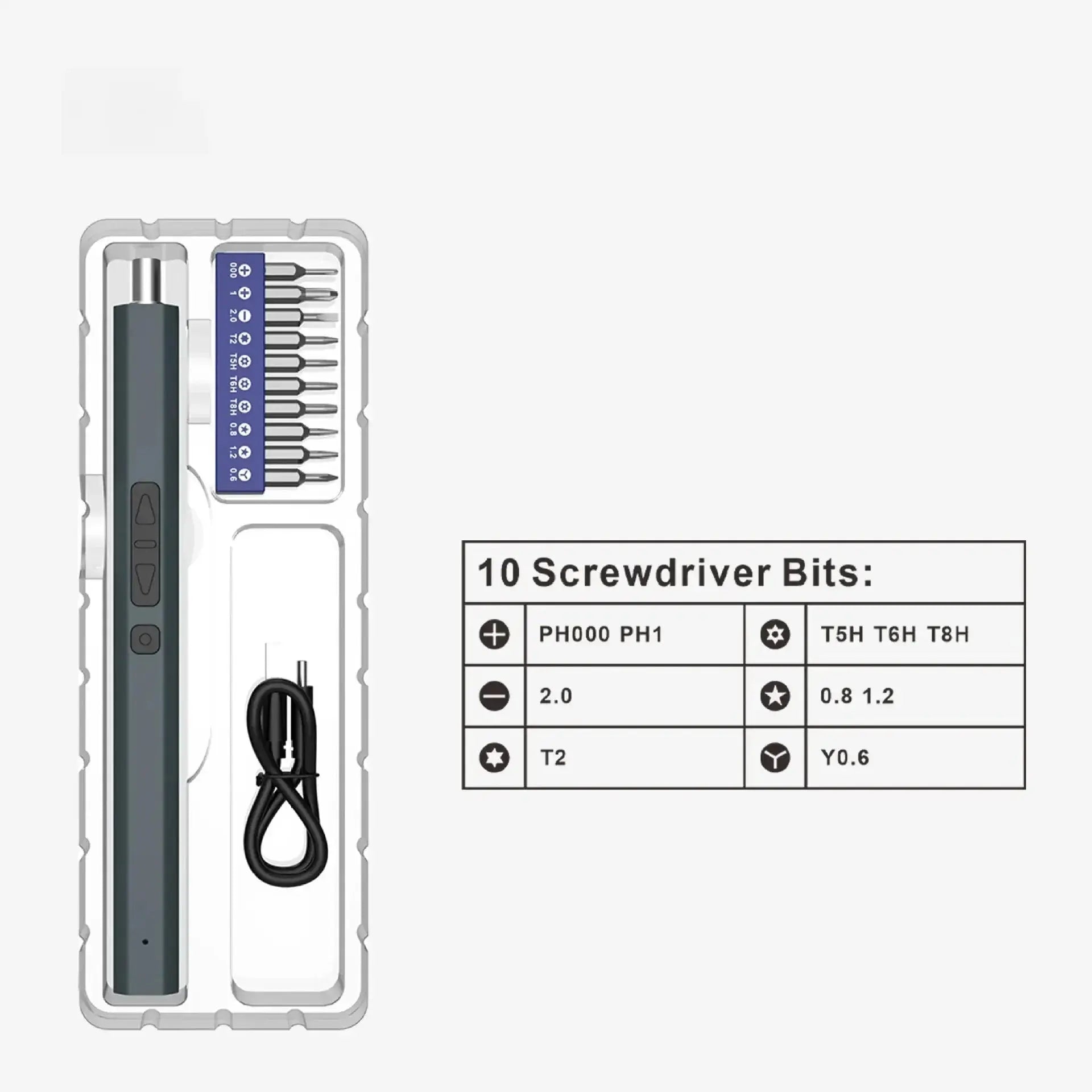 12-In-1 50-In-1 Electric Screwdriver Set Phone Game Machine Toy Computer Charging Screwdriver Rechargeable Wireless Cordless Bit My Store