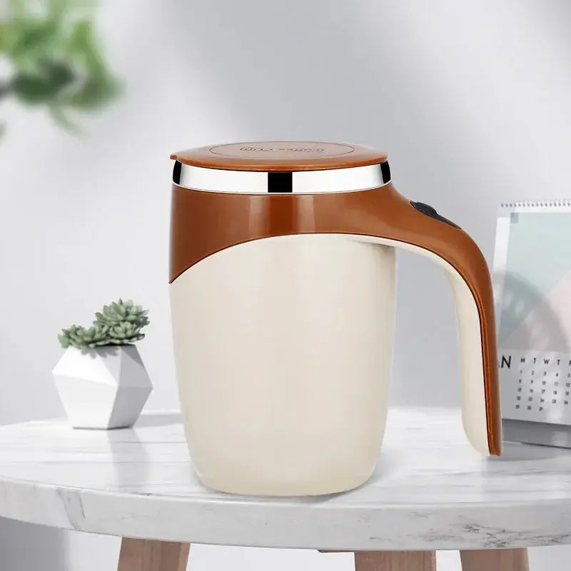 Automatic Stirring Cup Mug Rechargeable Portable Coffee Electric Stirring Stainless Steel Rotating Magnetic Home Drinking Tools My Store