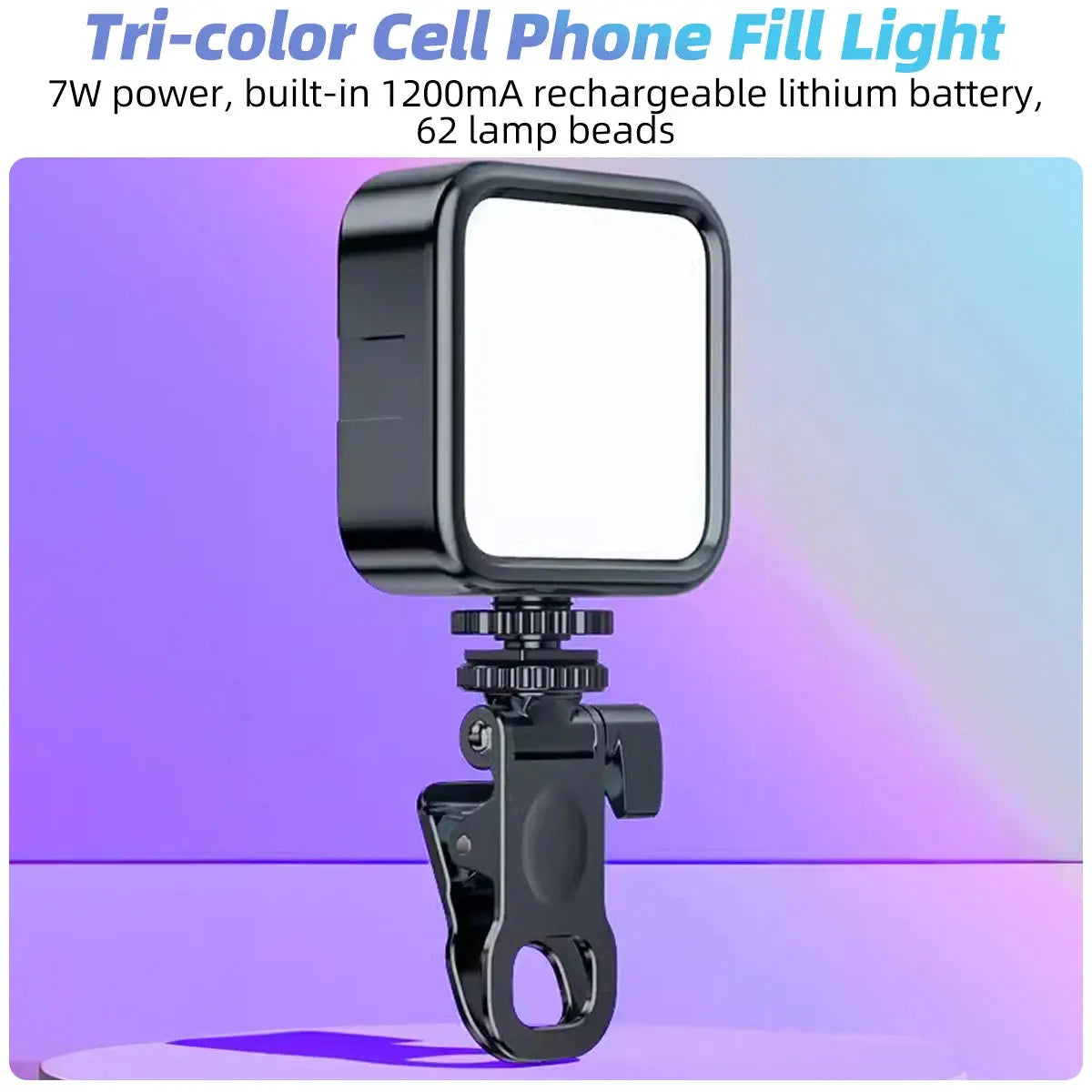 Portable LED Selfie Light for iPhone Samsung iPad Mobile Phone Laptop Clip Ring Flash Fill Light Photo Video Photography Lamp My Store
