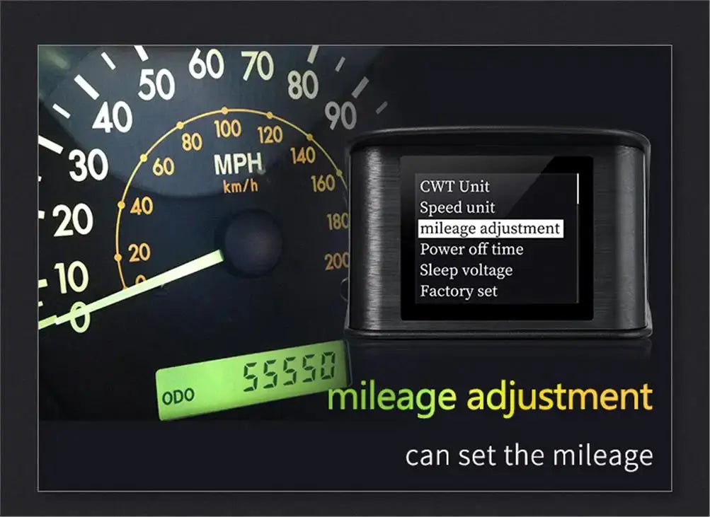 HUD P10 OBD2 Digital Car Head Up Display Speedometer Tachometer Battery Voltage Oil Pressure Coolant Temp Smart Car HUD Gauge My Store
