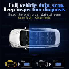 HUD P10 OBD2 Digital Car Head Up Display Speedometer Tachometer Battery Voltage Oil Pressure Coolant Temp Smart Car HUD Gauge My Store