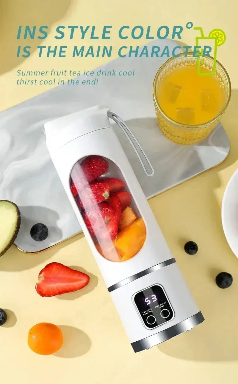 Electric Juicing Cup Portable Wireless Fruit Blender Mini Multifunctional Kitchen Juicer USB Charging Outdoor Juicing Cup My Store