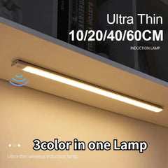 Motion Sensor Night Light USB Rechargeable Wireless Lamp Under Cabinet Led Lights for Kitchen Cabinet Bedroom Wardrobe Lighting My Store