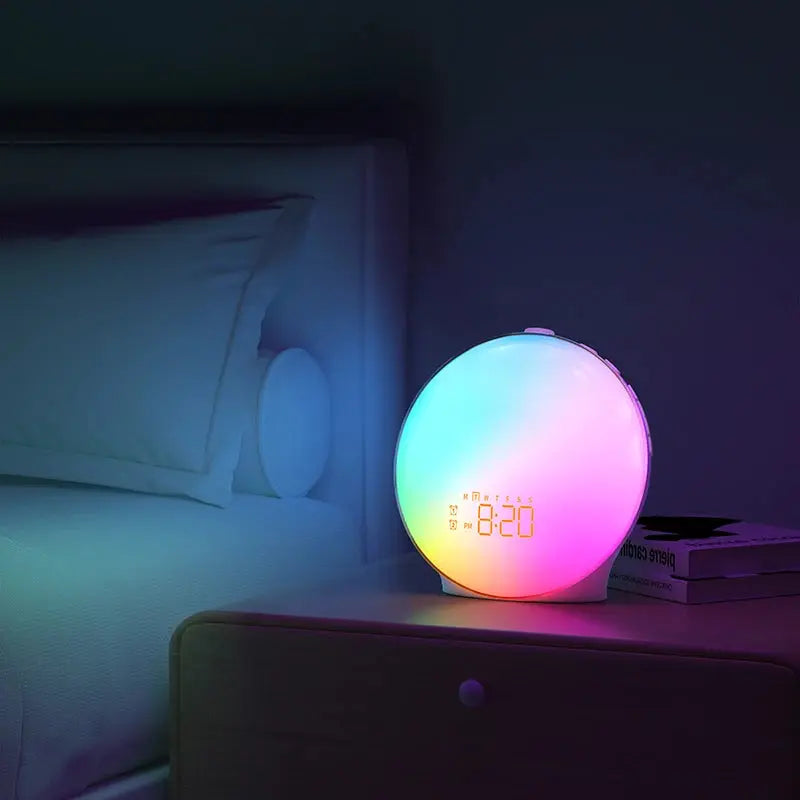 Wake Up Light Alarm Clock Sunrise/Sunset Simulation Digital Clock with Night Light FM Radio Desk Clocks Niditon My Store