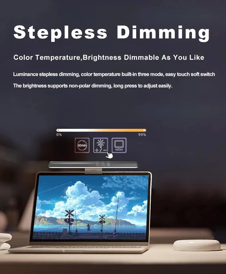 LED Computer Monitor Light Bar For Learning/Reading/Work Dimming Night Lighting Display Screen Hanging Lamp Eye Protection Lamp My Store