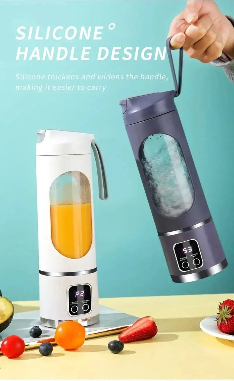 Electric Juicing Cup Portable Wireless Fruit Blender Mini Multifunctional Kitchen Juicer USB Charging Outdoor Juicing Cup My Store