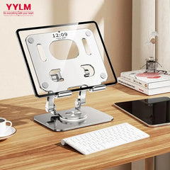360° Rotation Tablet Stand for iPad, Adjustable Foldable Tablet Holder,Aluminum Phone Stand Compatible with iPad Pro/ Air/ Mini My Store