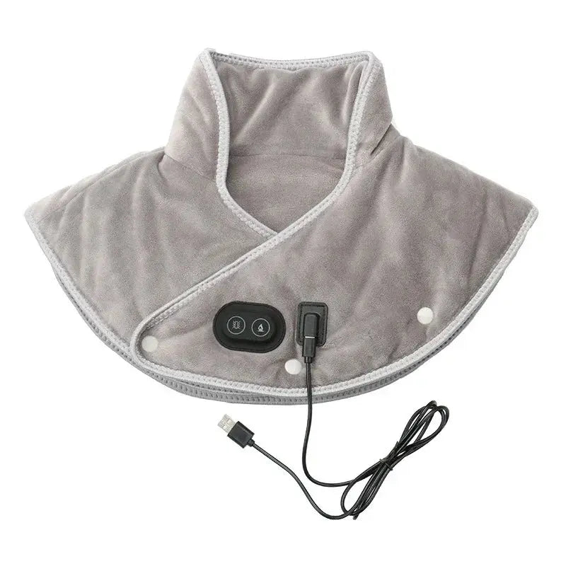 Electric Heating Shoulder Neck Pad Cervical Wrap Three Gear Thermal Compress Massager Vibration Shawl Warm Back Tool Relax Brace My Store