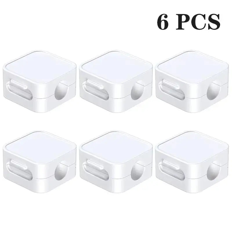 Rocoren Magnetic Cable Organizer Holder Cable Smooth Adjustable Cord Holder Under Desk Cable Management Wire Keeper Cable Clips My Store
