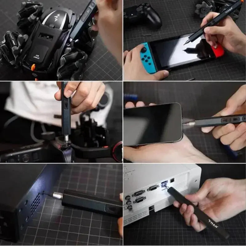 12-In-1 50-In-1 Electric Screwdriver Set Phone Game Machine Toy Computer Charging Screwdriver Rechargeable Wireless Cordless Bit My Store