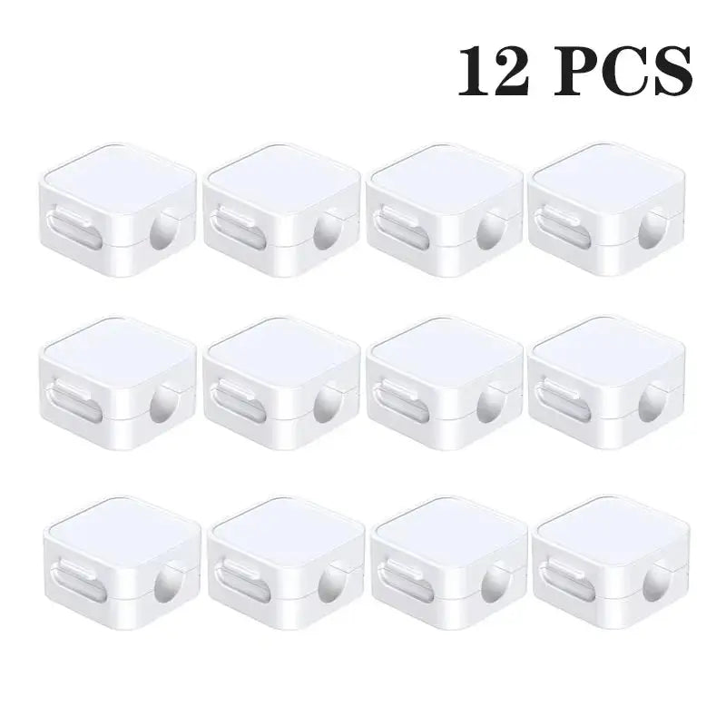 Rocoren Magnetic Cable Organizer Holder Cable Smooth Adjustable Cord Holder Under Desk Cable Management Wire Keeper Cable Clips My Store