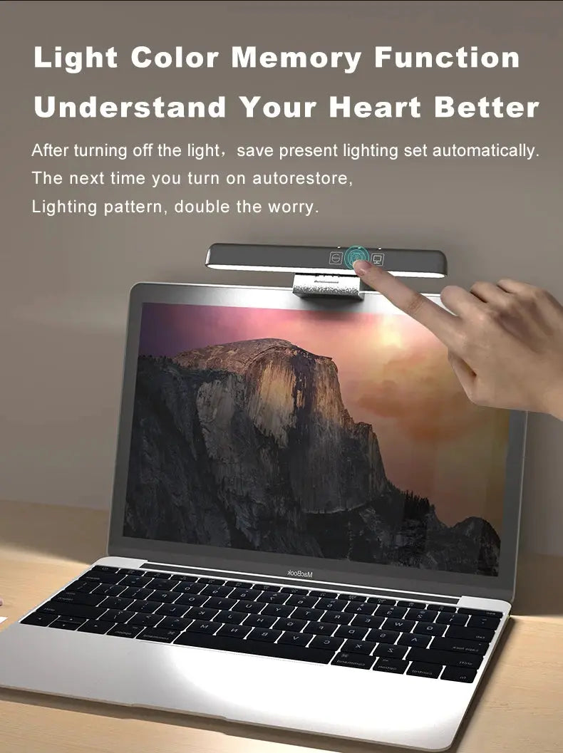 LED Computer Monitor Light Bar For Learning/Reading/Work Dimming Night Lighting Display Screen Hanging Lamp Eye Protection Lamp My Store