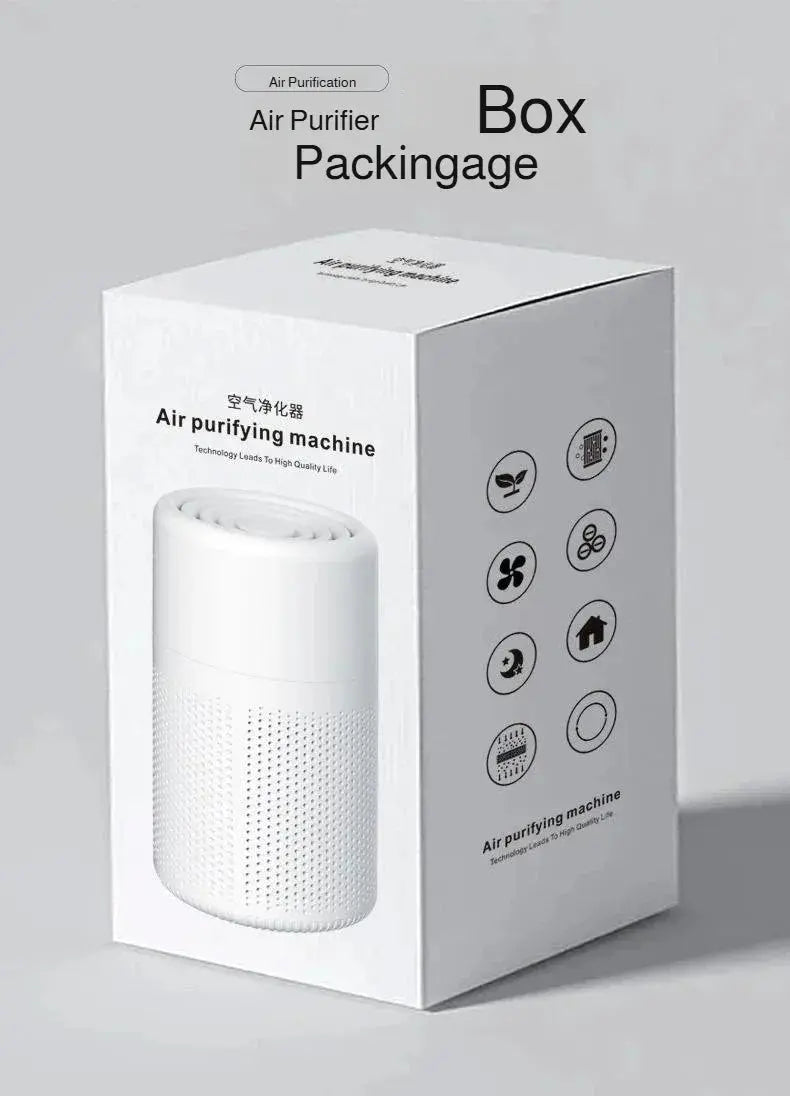 USB Portable Air Purifier Office Smoke and Formaldehyde Removal Home Desktop Purifier My Store