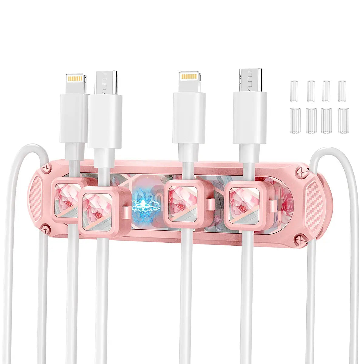 Cable Organizer Cable USB Management Magnetic Cable Clips Wire Clamps Power Cord Holder for Mouse Headphone Keyboard Headset My Store