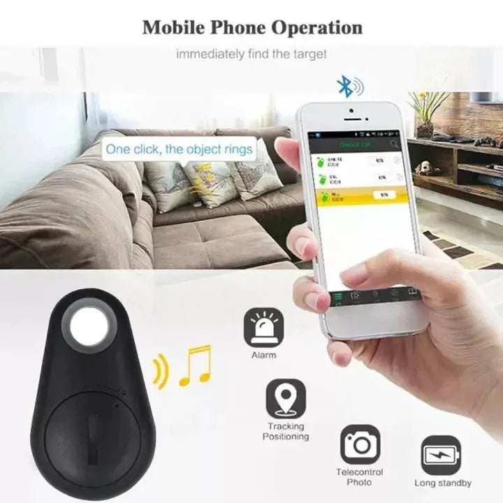 Mini Mobile Bluetooth 5.0 Tracker Anti-Lost Device Round Anti-Lost Device Pet Kids Bag Wallet Tracking Smart Finder Locator ﻿ My Store