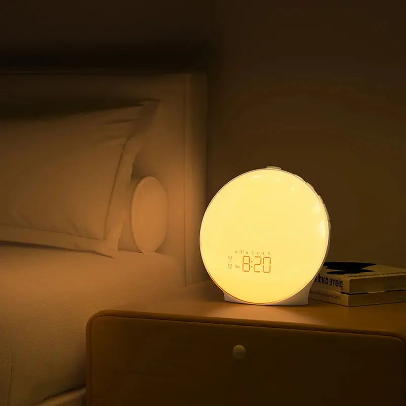 Wake Up Light Alarm Clock Sunrise/Sunset Simulation Digital Clock with Night Light FM Radio Desk Clocks Niditon My Store