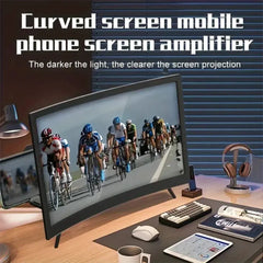 10/12 Inch/Phone Screen 3D HD Magnifier Movie Video Amplifier Holder Enlarger Screen Smart Phone Magnifying Curved Screen My Store
