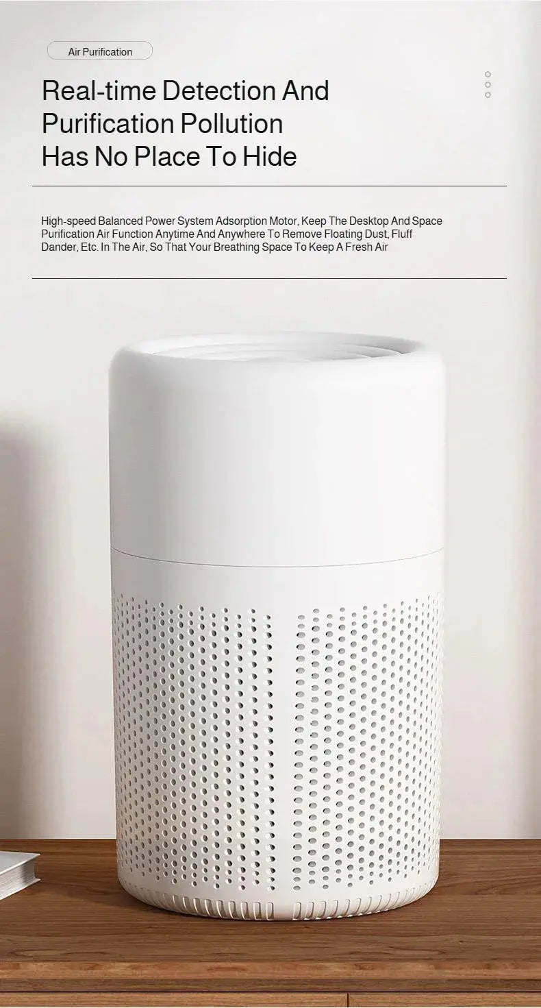 USB Portable Air Purifier Office Smoke and Formaldehyde Removal Home Desktop Purifier My Store