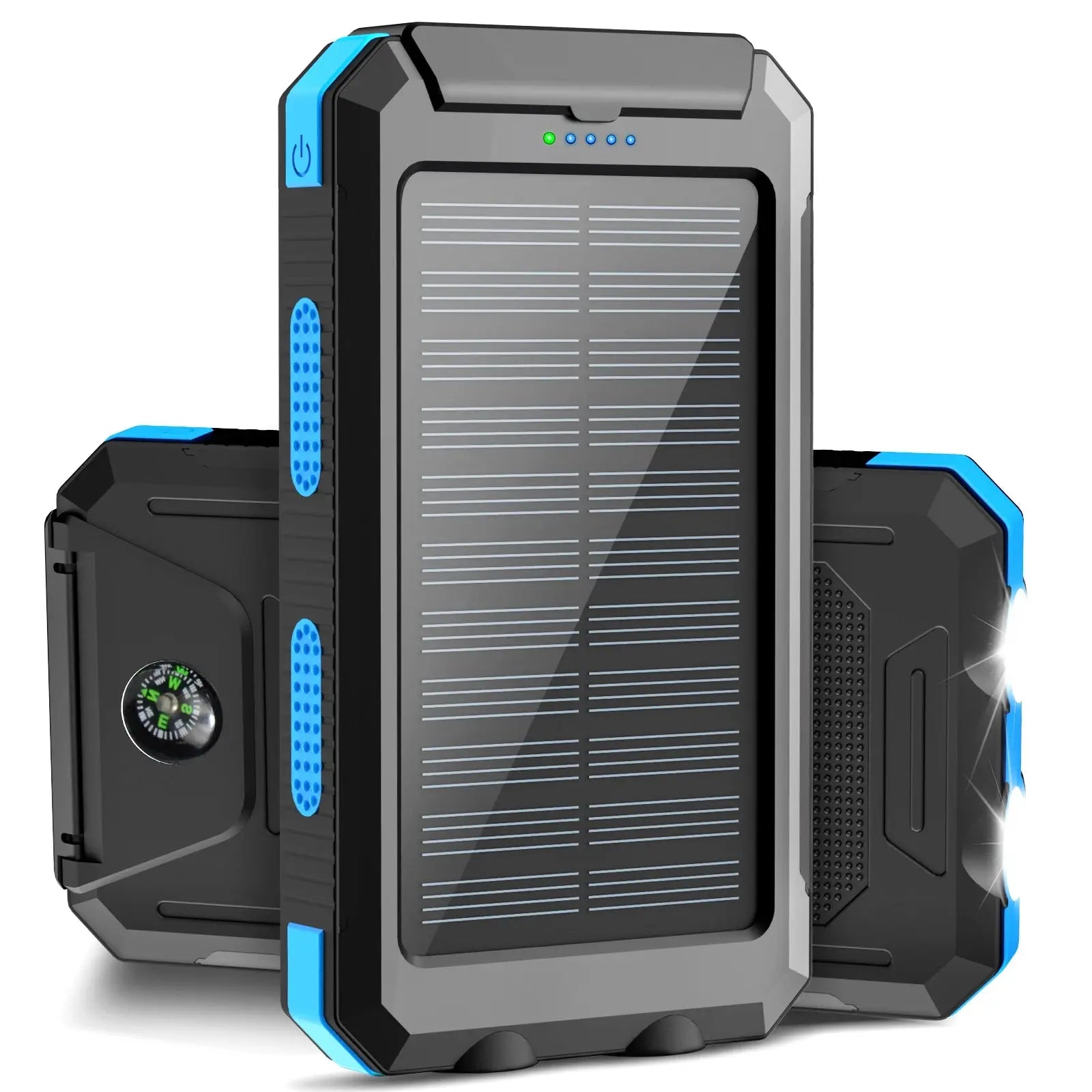 Waterproof Outdoor Solar Power Bank 38800mAh Dual USB Travel Outdoor Solar Mobile Phone Charger Solar Powerbanks For Camping My Store