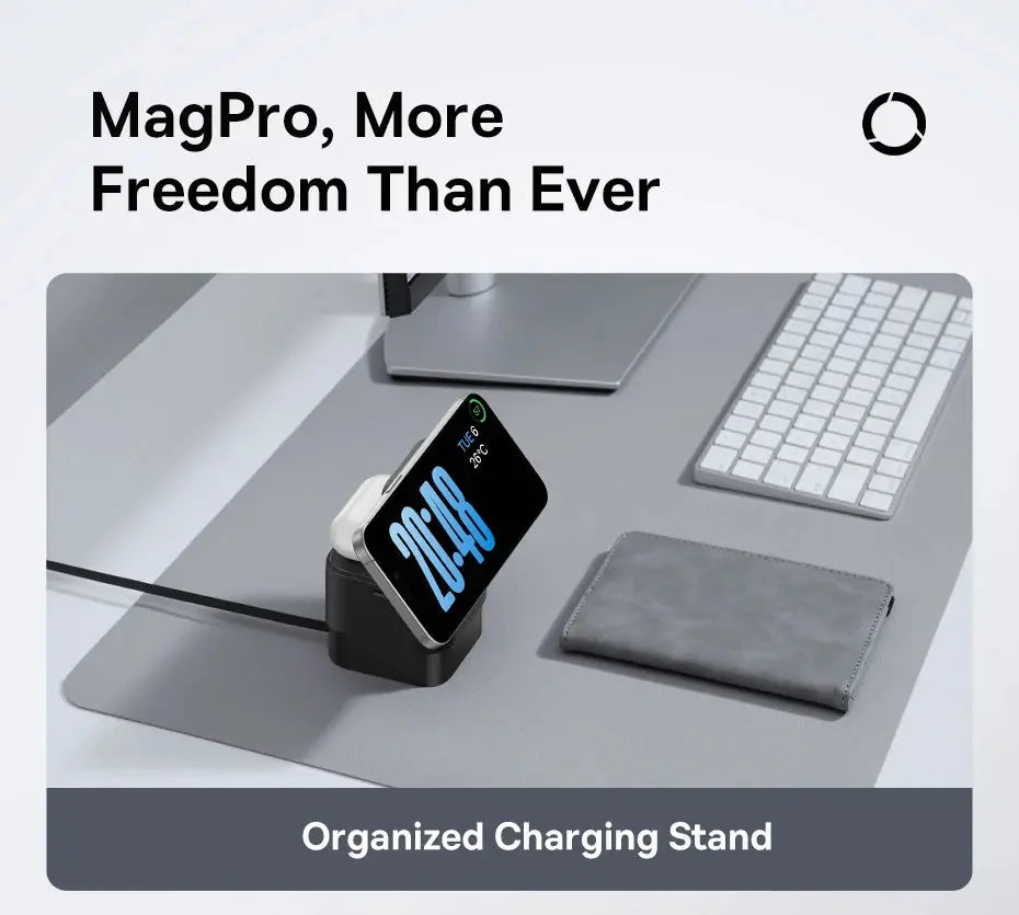 Baseus 3 in 1 25W Magnetic Wireless Charger Stand 15W Fast Wireless Charging Desktop Dock Station For iPhone16 15 14 13 Airpod My Store