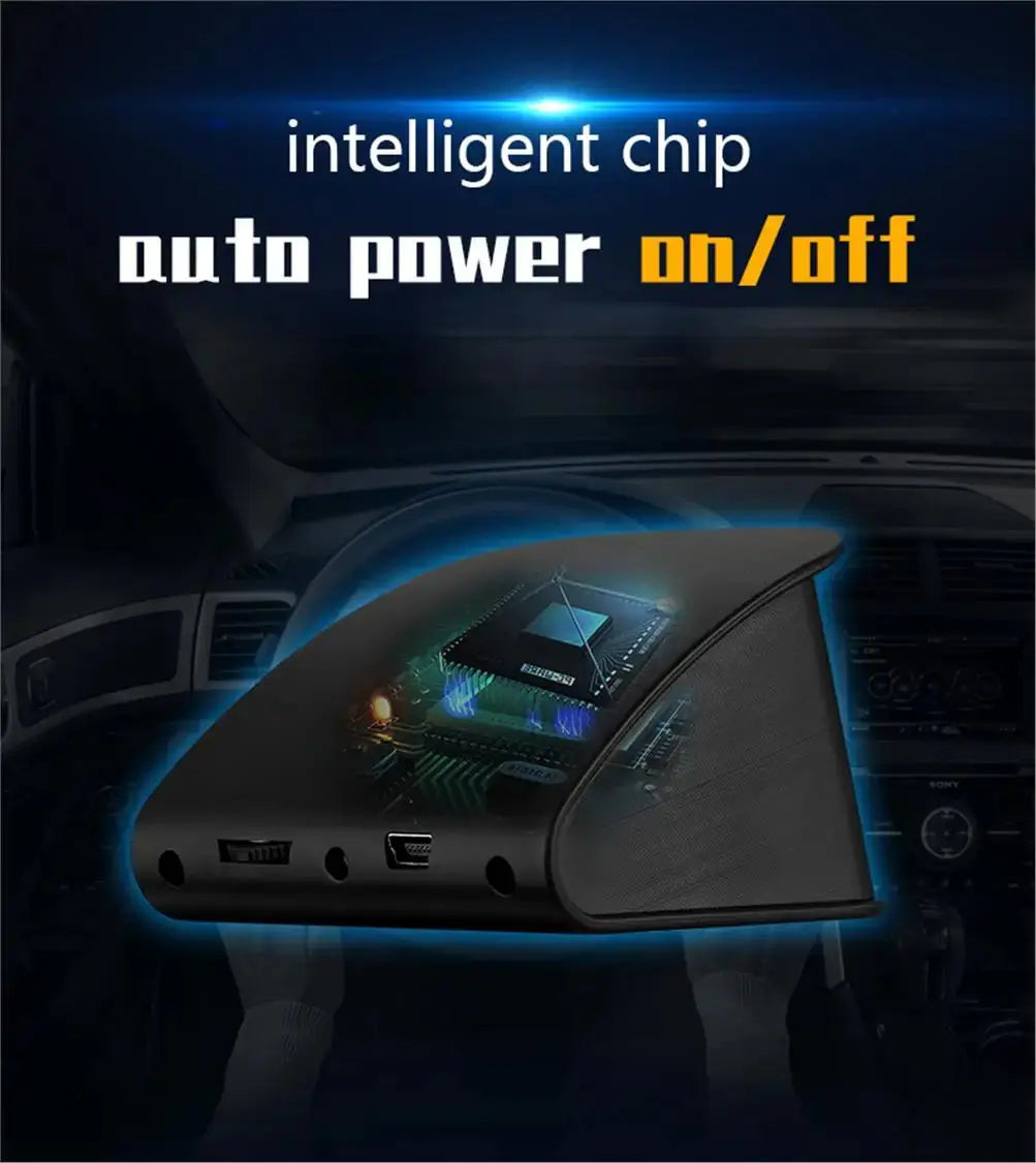 HUD P10 OBD2 Digital Car Head Up Display Speedometer Tachometer Battery Voltage Oil Pressure Coolant Temp Smart Car HUD Gauge My Store