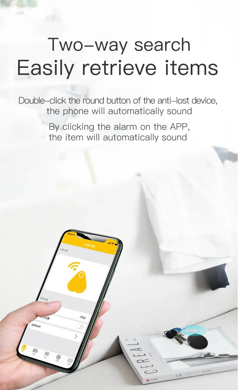 Mini GPS Bluetooth 5.0 Tracker Anti-Lost Device Cat Dog Pet Kids Bag Wallet Tracker Smart Finder Locator GPS Localizador Safety My Store