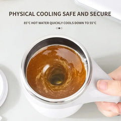 Automatic Stirring Cup Mug Rechargeable Portable Coffee Electric Stirring Stainless Steel Rotating Magnetic Home Drinking Tools My Store