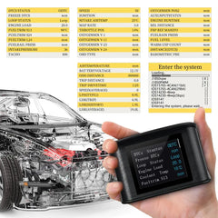 HUD P10 OBD2 Digital Car Head Up Display Speedometer Tachometer Battery Voltage Oil Pressure Coolant Temp Smart Car HUD Gauge My Store