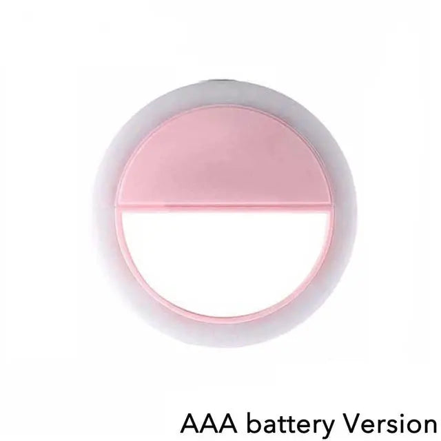 LED Flash Phone Lens Light Adjustable Selfie Ring Light For Cell Smartphones for Tiktok Video Live Fill Lamp Women Make up Light My Store