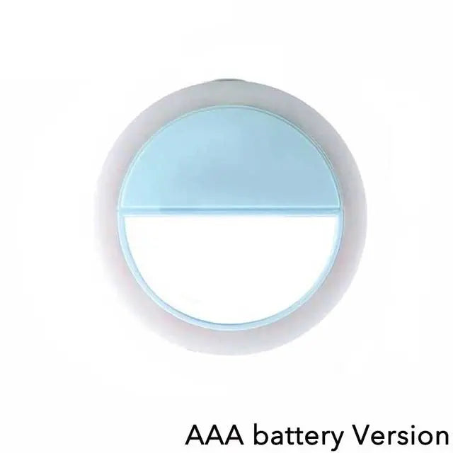 LED Flash Phone Lens Light Adjustable Selfie Ring Light For Cell Smartphones for Tiktok Video Live Fill Lamp Women Make up Light My Store