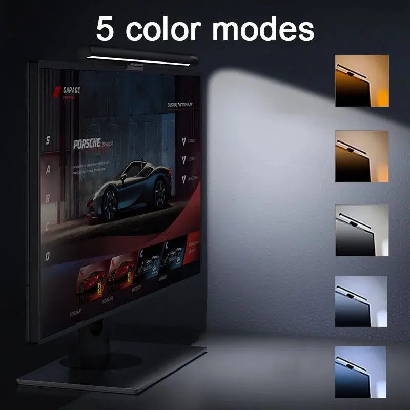 RGB LED Desk Lamp Dimmable Office Computer Eye-caring Table Lamps for Study Reading Screen Monitor Hanging Light Bar My Store