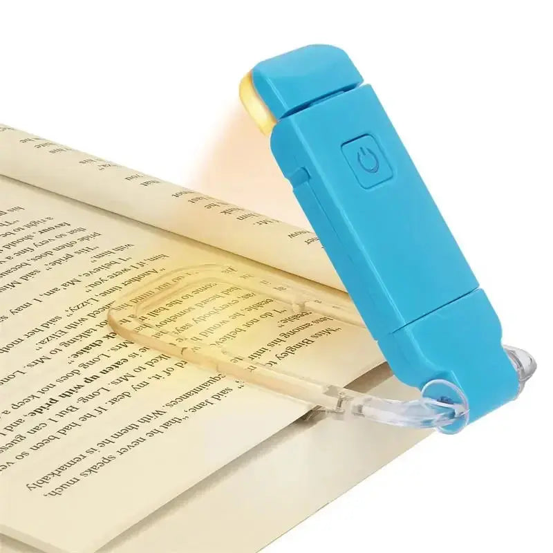 LED USB Rechargeable Book Light Reading Light Eye Protection Night Light Portable Clip Desk Light Bookmark Read Light Night Lamp My Store
