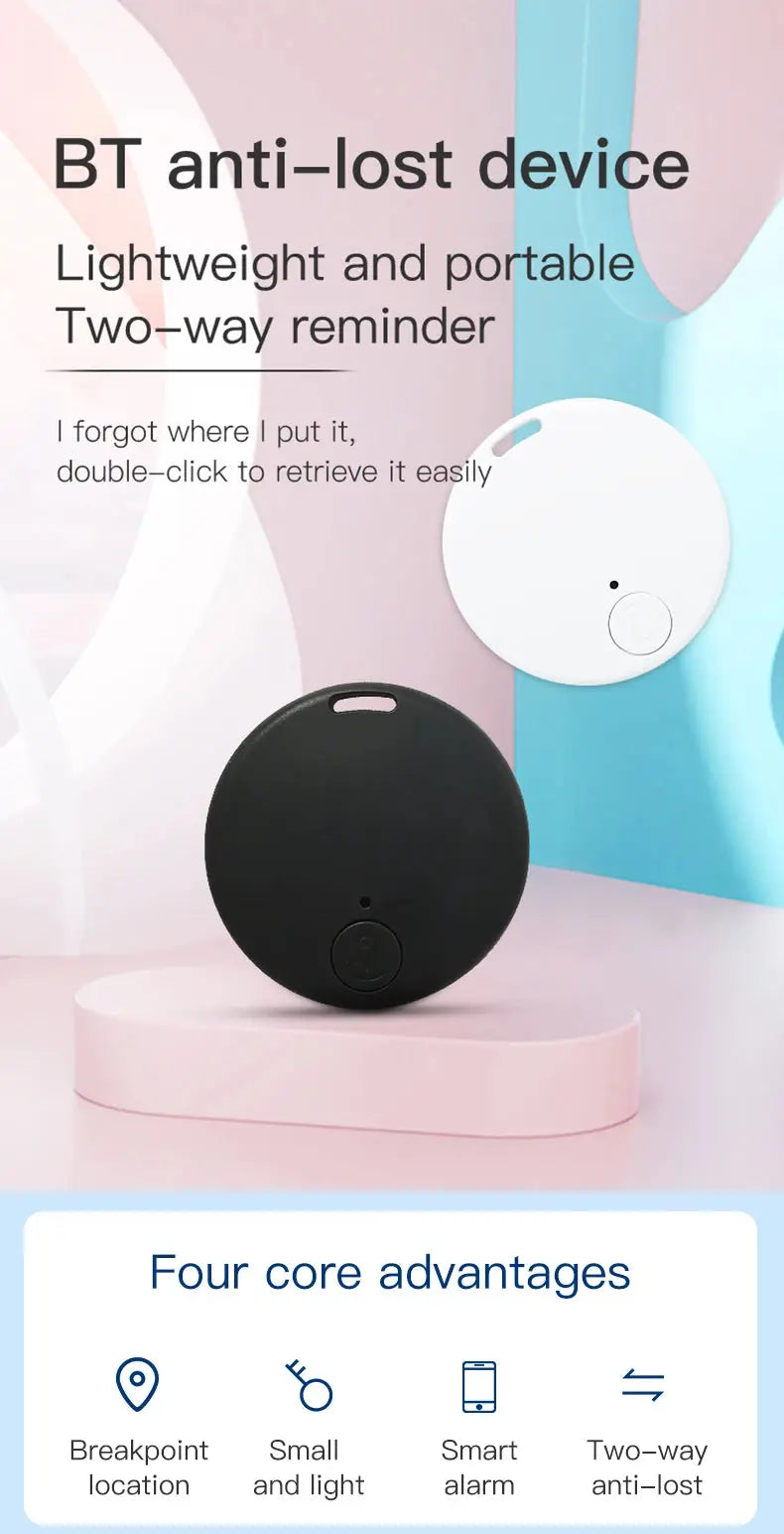 Mini GPS Bluetooth 5.0 Tracker Anti-Lost Device Cat Dog Pet Kids Bag Wallet Tracker Smart Finder Locator GPS Localizador Safety My Store