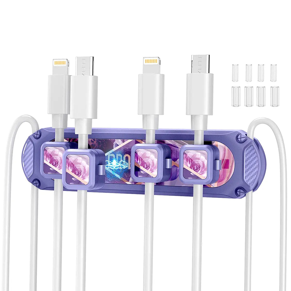 Cable Organizer Cable USB Management Magnetic Cable Clips Wire Clamps Power Cord Holder for Mouse Headphone Keyboard Headset My Store
