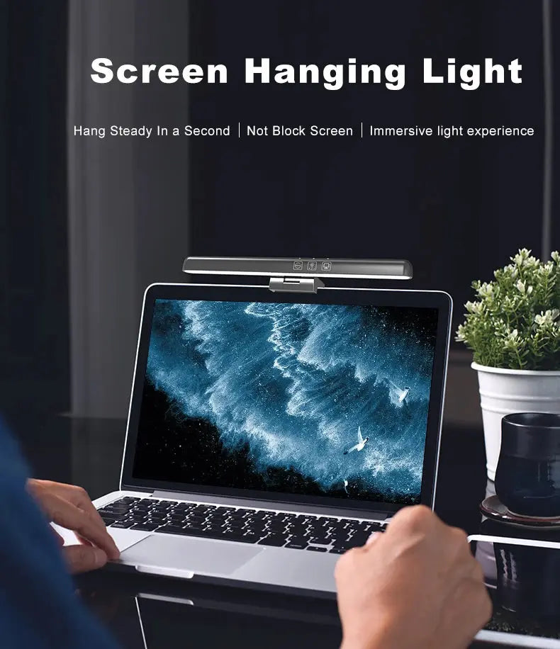 LED Computer Monitor Light Bar For Learning/Reading/Work Dimming Night Lighting Display Screen Hanging Lamp Eye Protection Lamp My Store