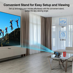 WESOPRO Mini Projector Smart 4K Portable with Wifi 6 Bluetooth 5.0 Android 11 Automatic Keystone for Home Theater Entertainment My Store