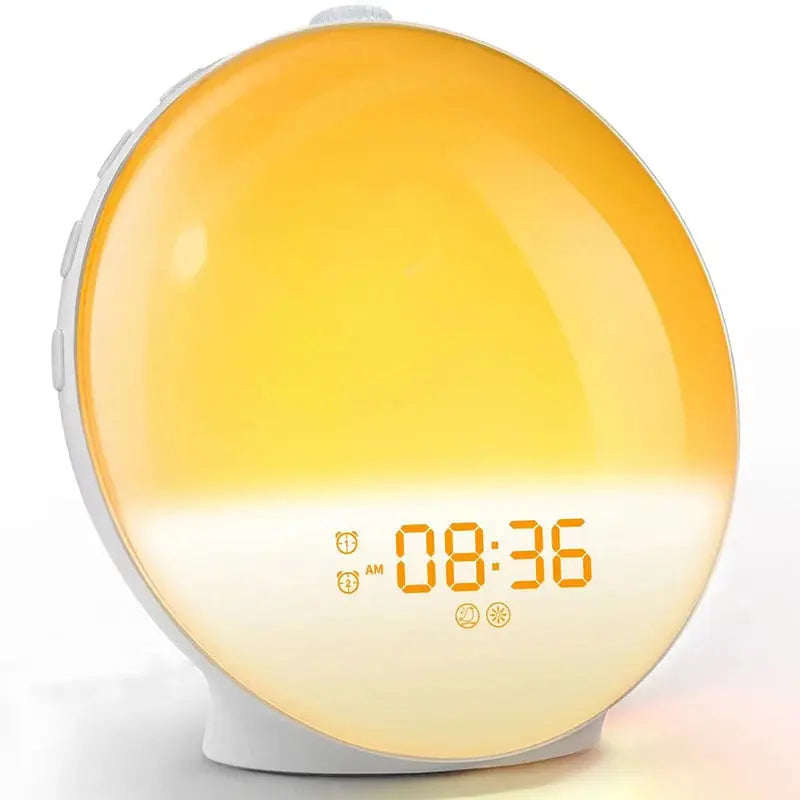 Wake Up Light Alarm Clock Sunrise/Sunset Simulation Digital Clock with Night Light FM Radio Desk Clocks Niditon My Store